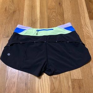 Lulu Lemon speed up shorts